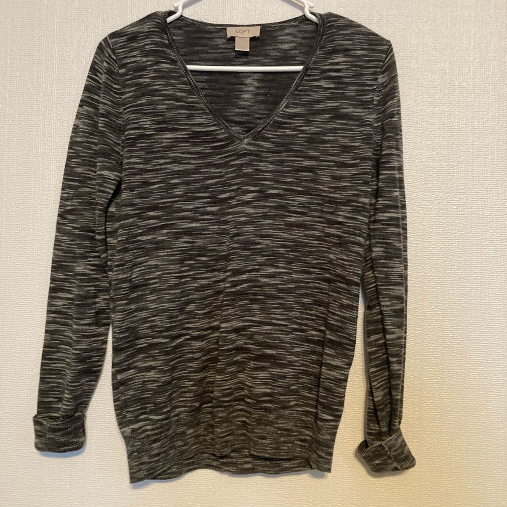 LOFT V Neck Soft Long Sleeve Sweater